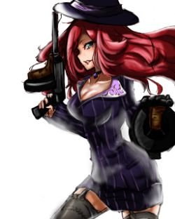 Mafia Miss Fortune by @320 HD Wallpaper Fan Art Artwork League of Legends lol