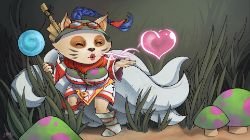 Ahri Teemo by ElizabethBeals HD Wallpaper Fan Art Artwork League of Legends lol