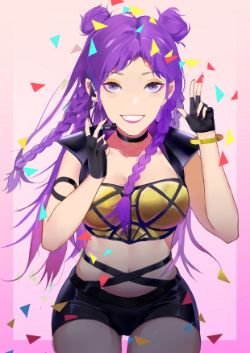 K/DA Kai'Sa by 詩zy HD Wallpaper Background Fan Art Artwork League of Legends lol