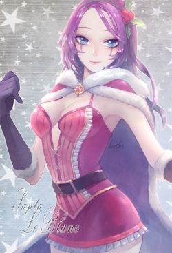 Mistletoe LeBlanc by GOYO HD Wallpaper Fan Art Artwork League of Legends lol