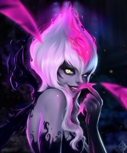 Evelynn Rework by haruzo HD Wallpaper Background Fan Art Artwork League of Legends lol