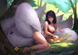 Ahri by dazhouzi HD Wallpaper Background Fan Art Artwork League of Legends lol