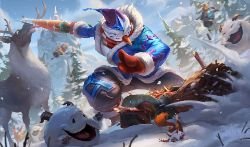Snow Man Yi Splash Art HD Wallpaper Background Official Art Artwork League of Legends lol