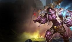 Classic Dr. Mundo Splash Art Chinese League of Legends Artwork Wallpaper lol