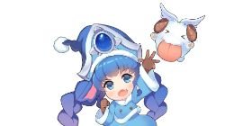 Winter Wonder Lulu & Poro by dakun87s HD Wallpaper Fan Art Artwork League of Legends lol