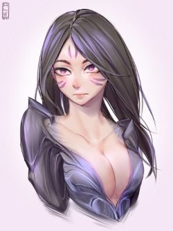 Kai'Sa by HeatherWfrd HD Wallpaper Background Fan Art Artwork League of Legends lol