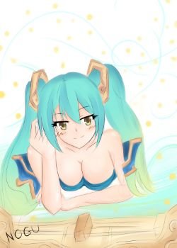 Sona by NOGU HD Wallpaper Fan Art Artwork League of Legends lol