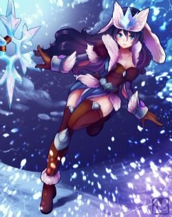 Snowstorm Sivir by murmoruno HD Wallpaper Fan Art Artwork League of Legends lol