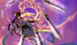 Divine Sword Irelia by 平苏CuZn HD 4k 6k Wallpaper Background Fan Art Artwork League of Legends lol