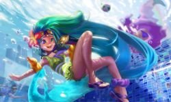 Pool Party Zoe by 阿叔叔 HD 4k Wallpaper Background Fan Art Artwork League of Legends lol