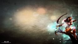 Woad Ashe by xRazerxD HD Wallpaper Fan Art Artwork League of Legends lol