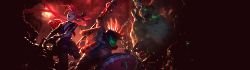 Slayer Jinx, Pantheon & Nunu Splash Art v2 League of Legends Artwork Wallpaper lol