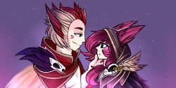 Rakan & Xayah by xWhiteDreamsx HD Wallpaper Fan Art Artwork League of Legends lol