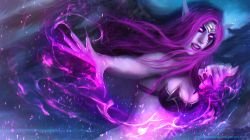 Morgana by MagicnaAnavi HD Wallpaper Fan Art Artwork League of Legends lol