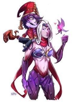 Female Varus & Male Lulu by ohnips Gender Swap Bend HD Wallpaper Fan Art Artwork League of Legends lol (2)