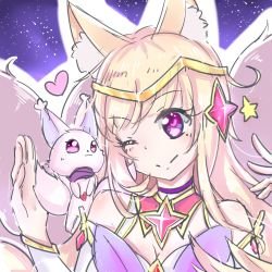 Star Guardian Ahri by RYTHM HD Wallpaper Background Fan Art Artwork League of Legends lol