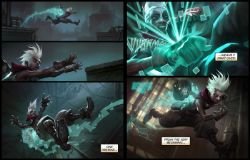 Ekko Chronobreak Comic (4) League of Legends Artwork Wallpaper lol