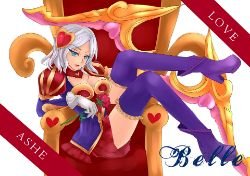 Heartseeker Ashe by Belle@LOL新刊籌備中 HD Wallpaper Fan Art Artwork League of Legends lol