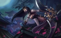 Dragonshuriken Sivir (Skin Concept) by NightmareMoonLuna HD Wallpaper Fan Art Artwork League of Legends lol
