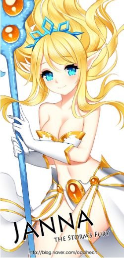 Janna by Opalheart HD Wallpaper Fan Art Artwork League of Legends lol