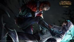 Unmasked Zed Vs SSW Talon by OrekiGenya HD Wallpaper Fan Art Artwork League of Legends lol