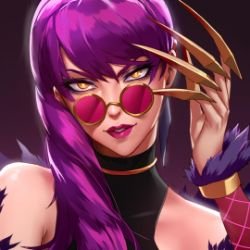 K/DA Evelynn by -Ｎ◎Ｎ- HD Wallpaper Background Fan Art Artwork League of Legends lol