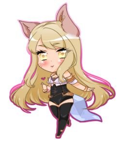 Chibi K/DA Ahri by Glaceypuff HD Wallpaper Background Fan Art Artwork League of Legends lol