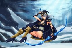 Ashe by 青龍在天 HD Wallpaper Fan Art Artwork League of Legends lol