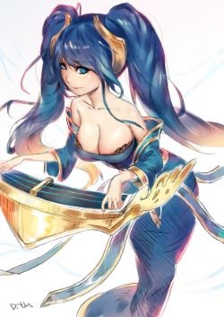 Sona by Dith HD Wallpaper Fan Art Artwork League of Legends lol