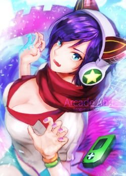 Arcade Ahri by bibico League of Legends Artwork Wallpaper lol Fan Art