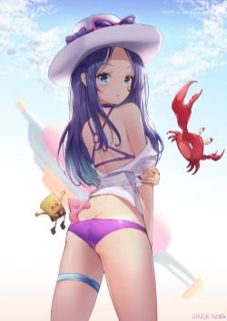 Pool Party Caitlyn by DDUCK KONG HD Wallpaper Background Fan Art Artwork League of Legends lol