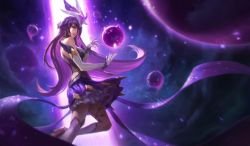 Star Guardian Syndra Splash Art HD 4k Wallpaper Background Official Art Artwork League of Legends lol