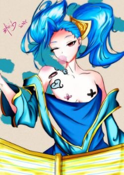 Sona by 叹号君 HD Wallpaper Fan Art Artwork League of Legends lol