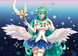 Star Guardian Soraka by 一颗柯子 HD Wallpaper Background Fan Art Artwork League of Legends lol