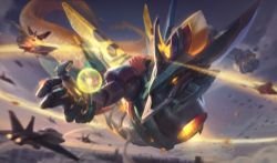 Mecha Aurelion Sol HD 4k Wallpaper Background Official Art Artwork League of Legends lol (2)