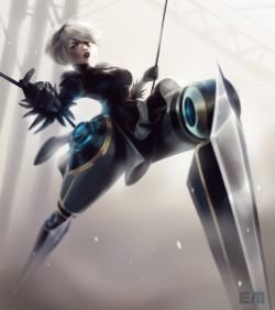 Camille by emametlo HD Wallpaper Fan Art Artwork League of Legends lol
