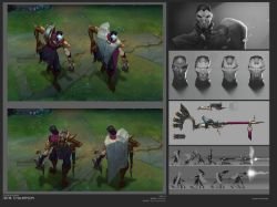 Jhin Concept by The-Bravo-Ray League of Legends Artwork Wallpaper lol