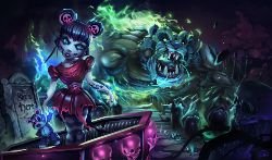 Zombie Annie by cainulgen League of Legends Artwork Wallpaper lol Fan Art