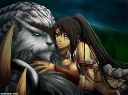 Nidalee & Rengar by 六月の兎 HD Wallpaper Fan Artwork League of Legends lol