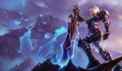 Championship Riven Splash Art 4k HD Wallpaper Official Artwork League of Legends lol