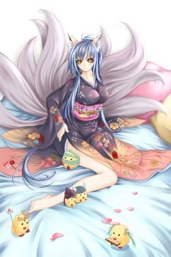 Ahri by kawasumiya League of Legends Artwork Wallpaper lol Fan Art