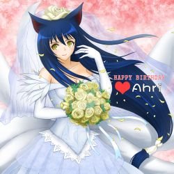 Wedding Ahri by Tonne (2) League of Legends Artwork Wallpaper lol