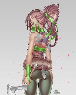 Akali Rework by velladonna HD Wallpaper Background Fan Art Artwork League of Legends lol