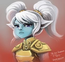 Poppy by RinTheYordle HD Wallpaper Fan Artwork League of Legends lol