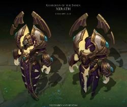 Guardian of the Sands Xerath Concept by Yideth League of Legends Artwork Wallpaper lol (2)