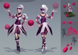 Dodgeball Syndra (Skin Concept) by VegaColors HD Wallpaper Fan Art Artwork League of Legends lol