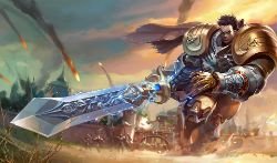 Desert Trooper Garen Splash Art Chinese League of Legends Artwork Wallpaper lol
