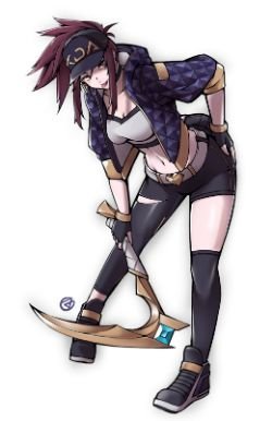 K/DA Akali by nachtness HD Wallpaper Background Fan Art Artwork League of Legends lol