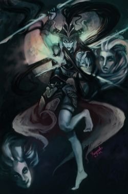 Kalista by Maegraeth HD Wallpaper Fan Art Artwork League of Legends lol