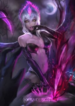Sexy Evelynn Rework by CGlas HD Wallpaper Background Fan Art Artwork League of Legends lol